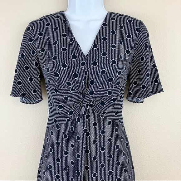 Ann Taylor Factory Twist Detail Midi Dress - Picture 2 of 6